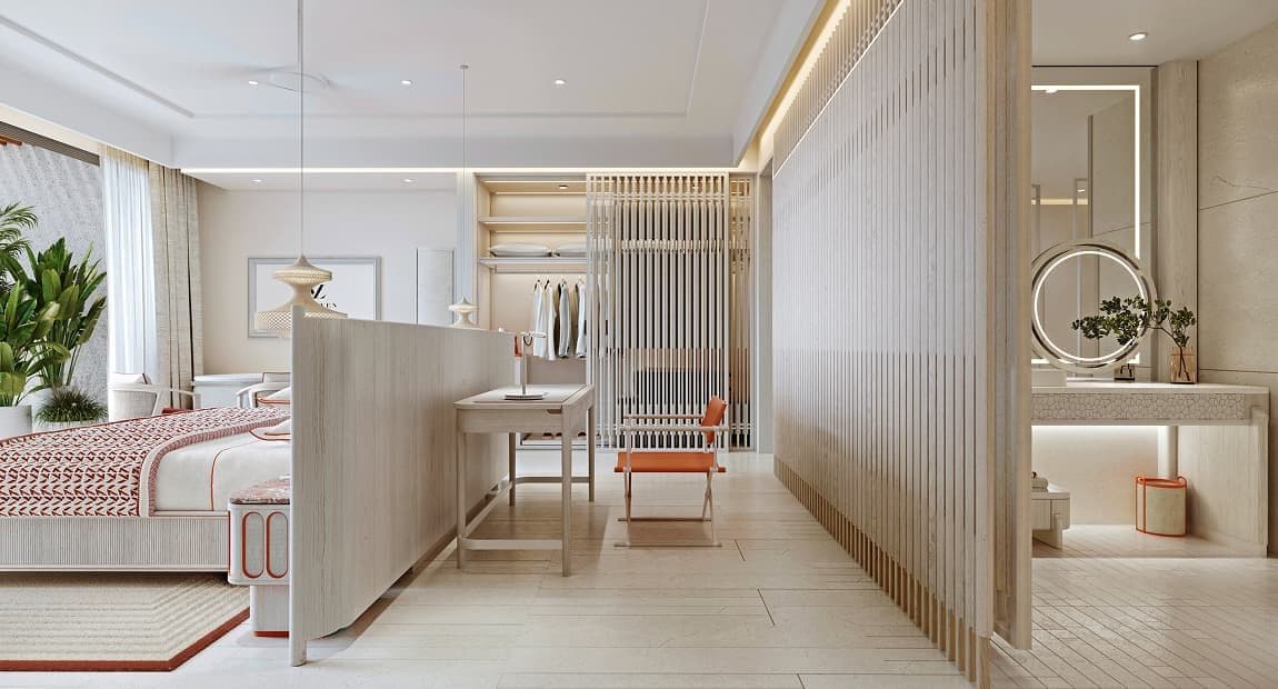 The Orient Suite, Coral Orange Palette