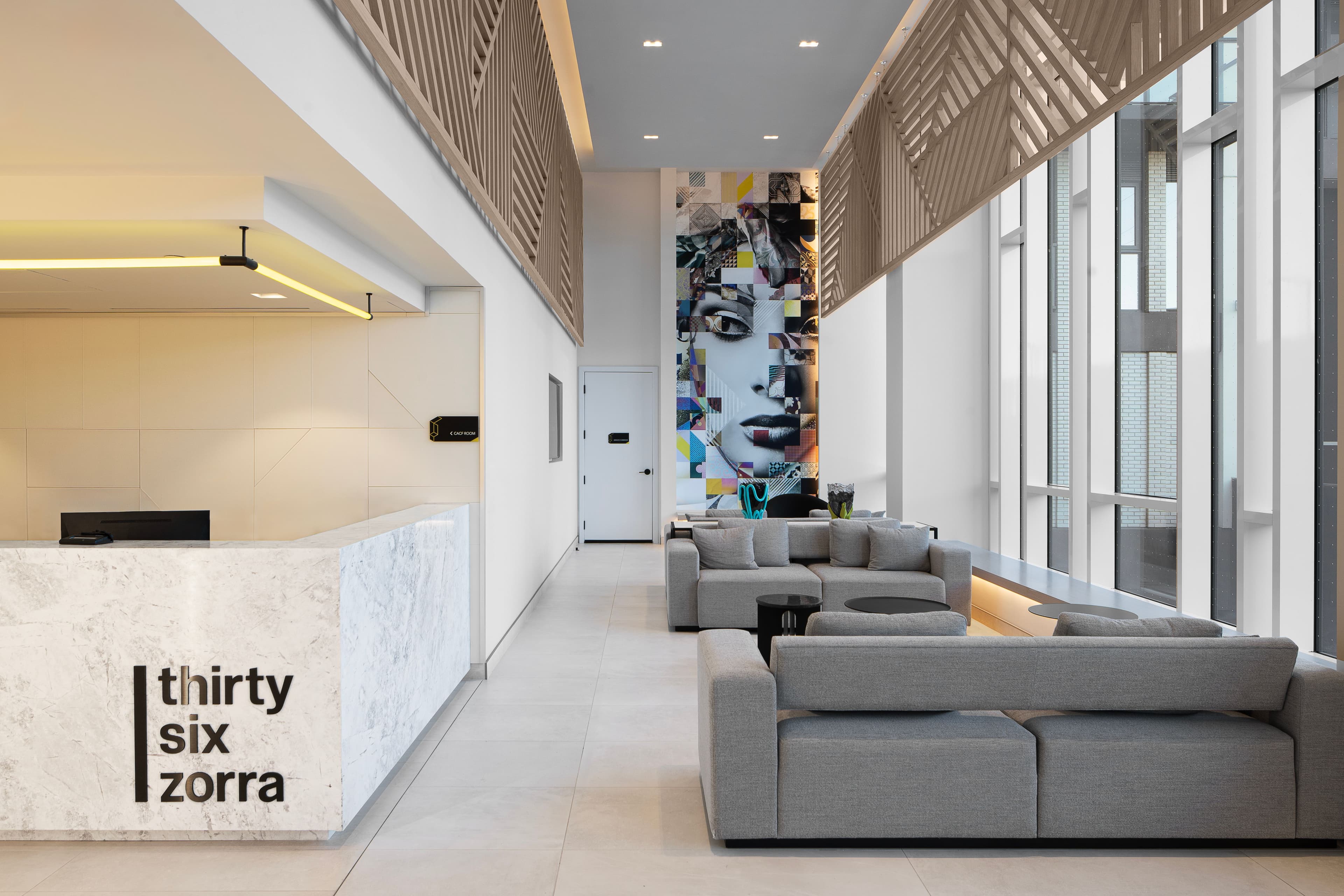 Thirty Six Zorra main lobby